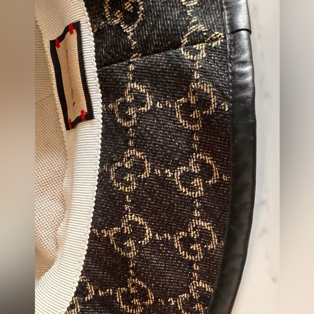 Gucci Signature Black and Brown Bucket Hat - Picture 12 of 14
